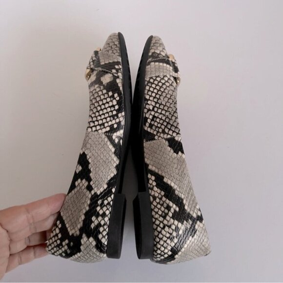 Aerosoles - Snake Pattern Ballet Flat Slip On - Multi Natural Snake. Size: 6 US. - Picture 9 of 15